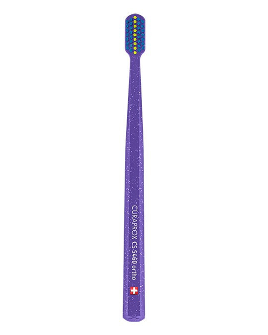 CURAPROX ortho ultra soft Ортодонтична зубна щітка (фіолетова) — Фото 1