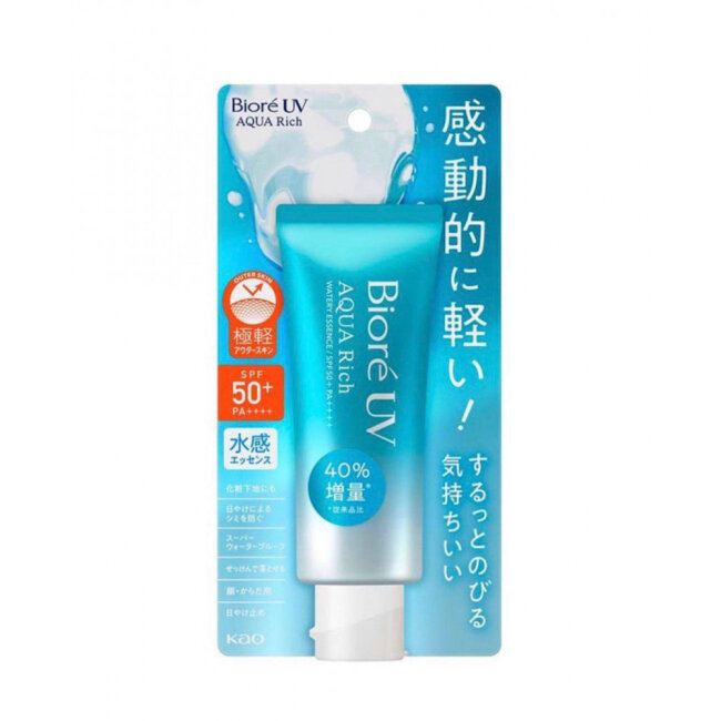 Biore UV Watery Essence Aqua Rich SPF 50+ PA++++ 70 ml Легкий сонцезахистний крем для обличчя — Фото 1