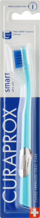 CURAPROX smart ultra soft 5-12 Years Зубна щітка середньої жорткості для дітей (блакитна) — Фото 2