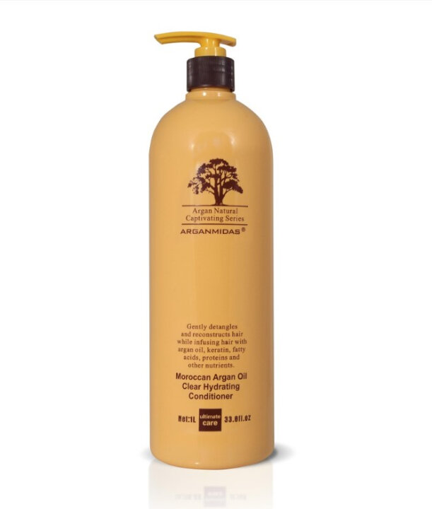 Arganmidas Moroccan Argan Oil Clear Hydrating Conditioner 1000ml Кондиционер для волос увлажняющий — Фото 1