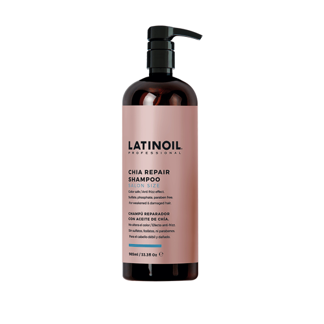 Latinoil Chia Repair Shampoo 985ml Відновлюючий шампунь з олією чіа — Фото 1