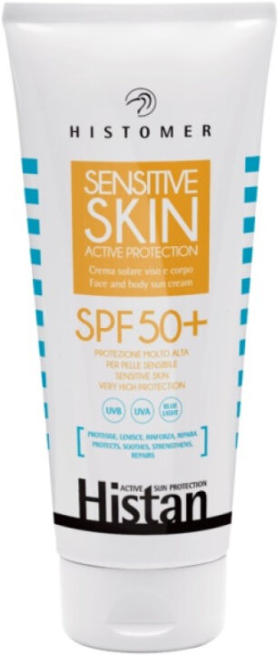 Histomer Histan Sensitive Skin Active Protection SPF 50 200ml Сонцезахисний крем для обличчя та тіла — Фото 1