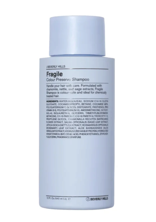 J Beverly Hills Fragile Colour Preserve Shampoo 340ml Шампунь для окрашенных поврежденных волос — Фото 1