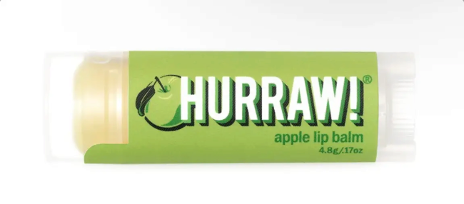 Hurraw! Apple Lip Balm 4,8g Бальзам для губ — Фото 1